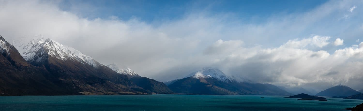 Moody skies over Lake Wakatipu, Queenstown