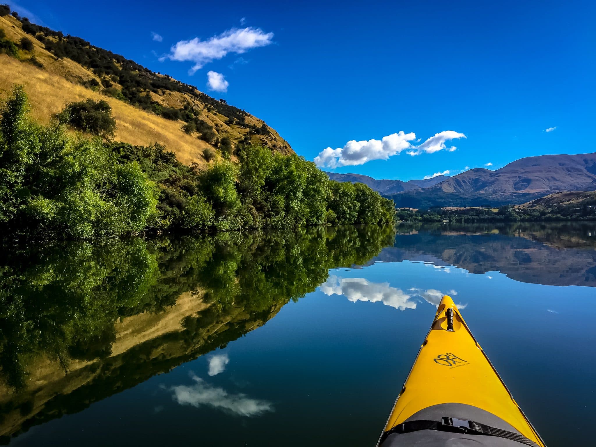 Packrafting on a New Zealand river