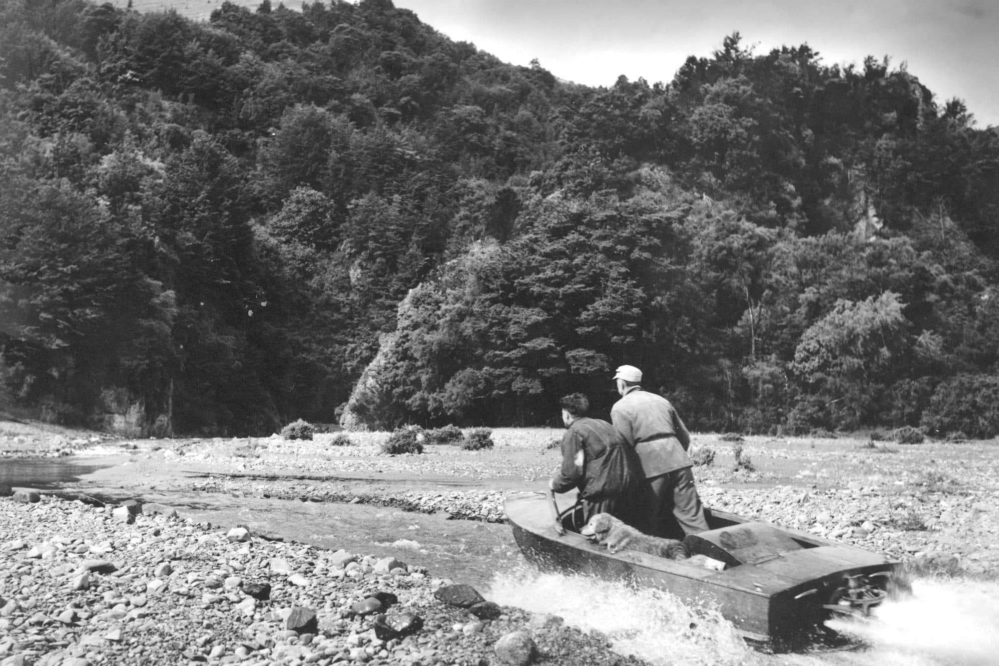 Backcountry hut in the New Zealand mountains